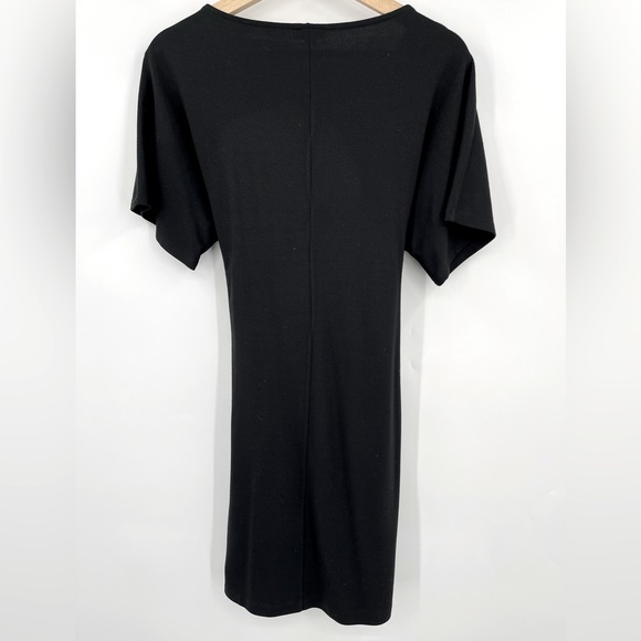 Express Black Dress Flutter Sleeve Waist Tie Dress Size XS - Picture 3 of 6